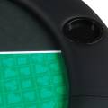 Pokertischdeckel "NO LIMIT GREEN" - 200 cm x 100 cm - klappbar - für 10 Spieler