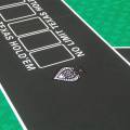 "Poker table top "NO LIMIT GREEN" - 200 cm x 100 cm - foldable - for 10 players"