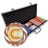 Pokerset "TWISTER" - CASH GAME-Version - mit Zubehör - 500 Pokerchips aus 14 g Clay Composite
