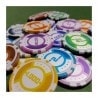 Pokerchipslåda "RUNNER UP" - turneringsversion - i ABS med metallisk insats 12 g - med tillbehör.