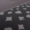Poker Teppich "DOUBLE FACE" - oval - 10 Plätze - 180 x 90 cm - Neopren-Jersey