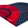 "Poker Tablecloth "DOUBLE FACE" - oval - 10 seats - 180 x 90 cm - neoprene jersey."
