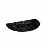Tapis de "BLACK JACK" noir - 140 x 70 cm - jersey néoprène - Demi-lune