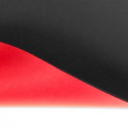 Poker mat "ECO OVAL RED" - 180 x 90 cm - made of neoprene jersey - with carrying case.