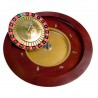 Roulette francese del casinò ACAJOU 45 - Singolo 0 - 45 cm di diametro - centro in metallo - con 2 palline