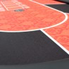 Table de poker "NO LIMIT" Rouge - 10 joueurs - pieds pliants