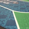 Pokertafel "NO LIMIT" Groen - 10 spelers - inklapbare poten