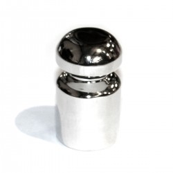 Markör för roulette DOLLY SYLVER - i metall - 2,5 cm x 4 cm