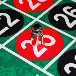 Marcador para ruleta DOLLY SYLVER - de metal - 2.5cm x 4 cm