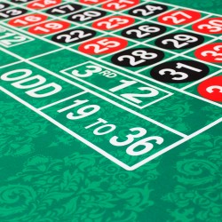 Tappeto da roulette "VICTORIAN" - 180 x 90 cm - tessuto in neoprene