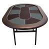 Pokertafel "PERSIAN CASH" - XL-formaat - versterkte inklapbare poten - 10 spelers