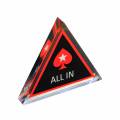 Triangle ALL IN "PS-GLASS"- en verre - 7 x 7 x 1 cm