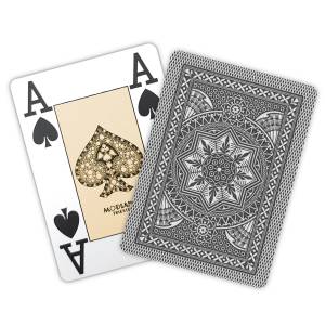 Modiano "CRISTALLO GRAY" - 55-Karten-Spiel aus 100% Kunststoff - Poker-Format - mit 4 jumbo-Indizes.