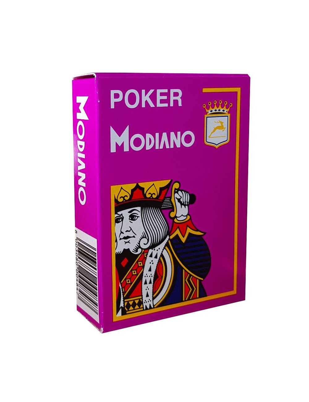Modiano "CRISTALLO PURPLE" - Gioco di 55 carte 100% plastica - formato poker - 4 indici jumbo
