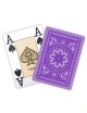 Modiano "CRISTALLO PURPLE" - Gra karciana z 55 kart 100% plastikowych - format poker - 4 duże indeksy.