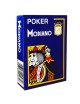 Modiano "CRISTALLO DARK BLUE" - Set of 55 100% plastic cards - poker size - 4 jumbo indexes.