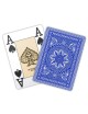 Modiano "CRISTALLO DUNKELBLAUER" - Set mit 55 Spielkarten aus 100% Kunststoff - Pokergroßformat - 4 Jumbo-Indizes