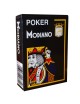 Modiano "CRISTALLO BLACK" - Kartenspiel mit 55 Spielkarten aus 100% Kunststoff - Pokerformat - 4 Jumbo-Indizes