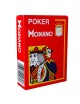 Modiano "CRISTALLO RED" - 55 cards deck 100% plastic - poker size - 4 jumbo indexes.