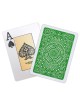 Modiano "TEXAS POKER HOLD EM GREEN" - Jogo de cartas de 55 - 100% plástico - formato de poker - 2 índices jumbo.