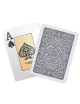 Modiano "TEXAS POKER HOLD EM GRAY" - Gra w karty 55-cio kartowe 100% plastik - format poker - 2 wielki indeks