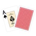 Fournier "TITANIUM SERIES RED" Jumbo - Baraja de 55 cartas 100% plástico - formato póker - 2 índices Jumbo