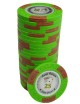 Pokermark "LAS VEGAS 25" - i lera-komposit med metallinsats - 14g - säljs styckvis