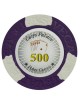 Pokerchip "LAS VEGAS 500" - aus Tonkomposit mit Metalleinlage - 14g - einzeln erhältlich