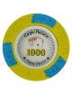 Gettone da poker "LAS VEGAS 1000" - in argilla composita con inserto metallico - 14g - in vendita singolarmente