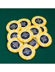 Poker chip "HERITAGE 1000" - 14g - in clay composite with metal insert - sold individually