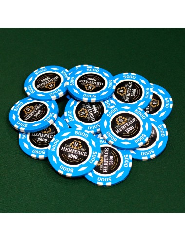 Poker chip "HERITAGE 5000"...