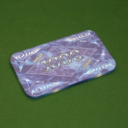 Pokerskiva "MARMOR 1000" - i keramik - 8,5x5,2 cm.