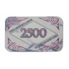 Fiches da poker "MARMO 2500" - in ceramica - 8,5x5,2 cm.