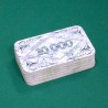 Pokerchiplabel "MARBRE 10000" - keramiek - 8,5x5,2 cm