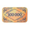 Plaque de poker "MARBRE 100 000" – en céramique – 8,5x5,2 cm