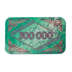 Pokerchip "MARBLE 500000" - i keramik - 8,5x5,2 cm
