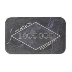 Piastra da poker "MARBRE 1000000" - in ceramica - 8,5x5,2 cm.