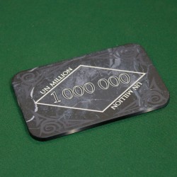 Pokerchip "MARBEL 1000000" - aus Keramik - 8,5x5,2 cm
