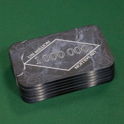Poker chip "MARBRE 1000000" - ceramic - 8.5x5.2 cm