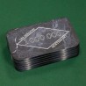 Plaque de poker "MARBRE 1 000 000" – en céramique – 8,5x5,2 cm