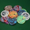Ficha de pôquer "HONG KONG STAR 5000" - em cerâmica - 10g.