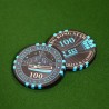 Ficha de pôquer "HONG KONG STAR 100" - em cerâmica - 10g
