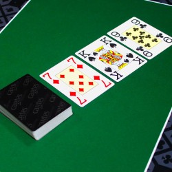 Carte "BLACK LABEL PRODUCTION" - Gioco di 52 carte in plastica al 100% - formato poker