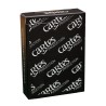 Cartas "CARTAS DE PRODUCCIÓN NEGRA" - Baraja de 52 cartas 100% de plástico - formato póker