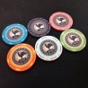 Ficha de póquer "FRENCH POKER TOUR 100" - em cerâmica - 10g - vendido individualmente