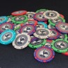 Ficha de pôquer "FRENCH POKER TOUR 1000" - em cerâmica - 10g - vendido individualmente