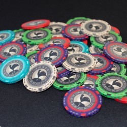 Pokerchip "FRENCH POKER TOUR 10000" - keramiek - 10g - per stuk verkocht