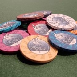 Pokerfiche "THE SHARK 500" - van keramiek - 10g - per stuk verkocht