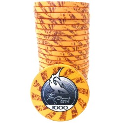 Pokerchip "THE SHARK 1000" - keramisch - 10g - per stuk verkocht