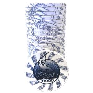Gettone da poker "THE SHARK 10000" - in ceramica - 10g - venduto singolarmente
